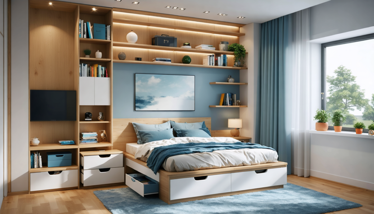 découvrez des astuces ingénieuses pour optimiser l’espace d’une petite chambre tout en intégrant un lit double, afin de rendre votre intérieur à la fois fonctionnel et confortable.