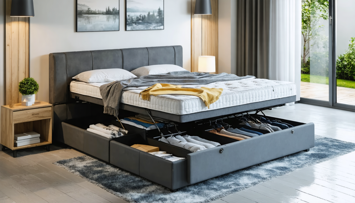 découvrez comment un lit coffre peut maximiser l'espace de rangement dans votre chambre tout en offrant un mobilier pratique et esthétique.