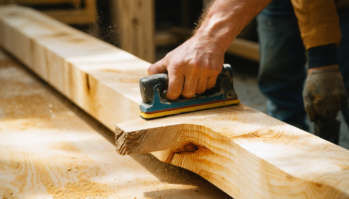 découvrez des techniques efficaces pour poncer facilement une poutre aux formes irrégulières et obtenir une finition parfaite, même sur les surfaces complexes.