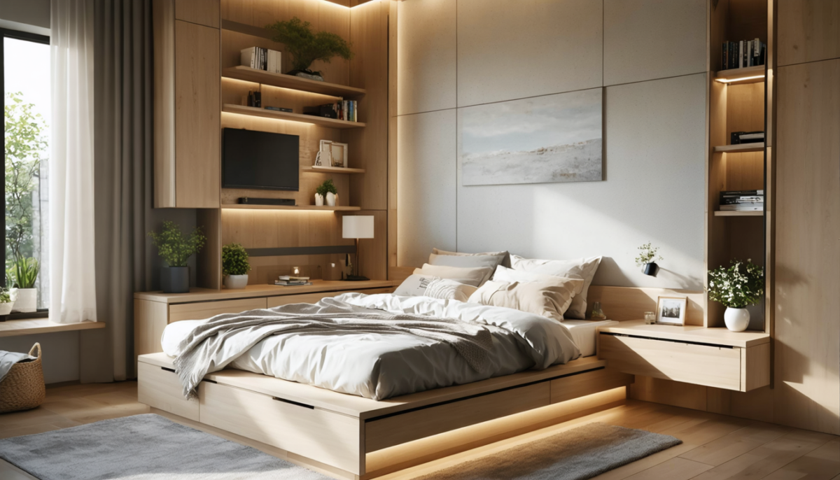 découvrez des astuces ingénieuses pour optimiser l’aménagement d’une petite chambre avec un lit double et gagner de l’espace tout en conservant confort et style.