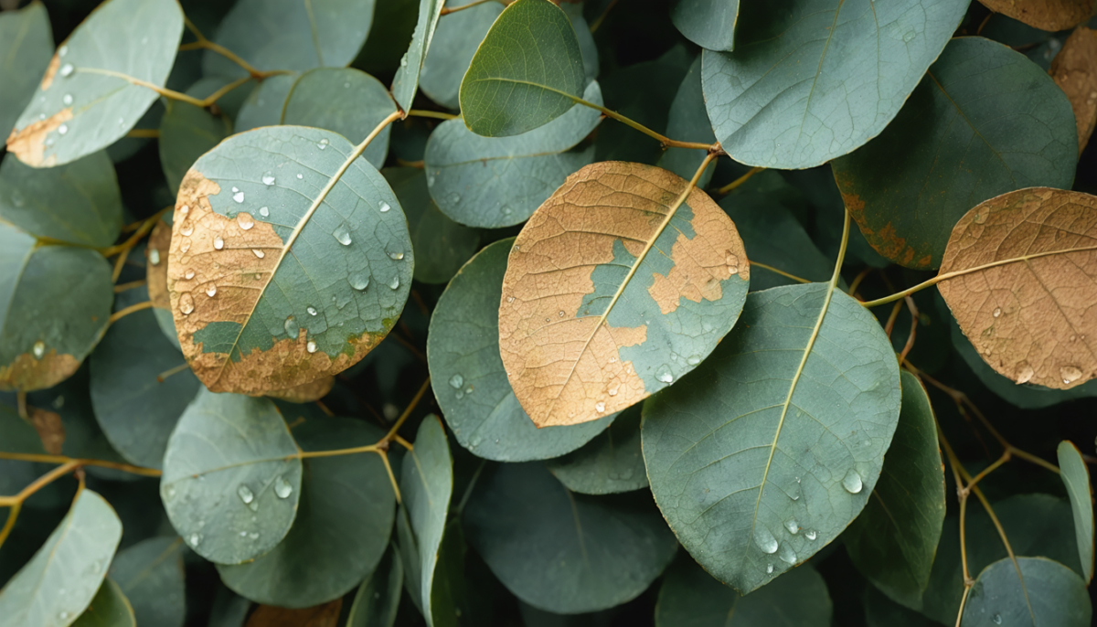 découvrez les causes inattendues du brunissement des feuilles d'eucalyptus et apprenez comment protéger votre plante pour qu'elle retrouve toute sa vitalité.