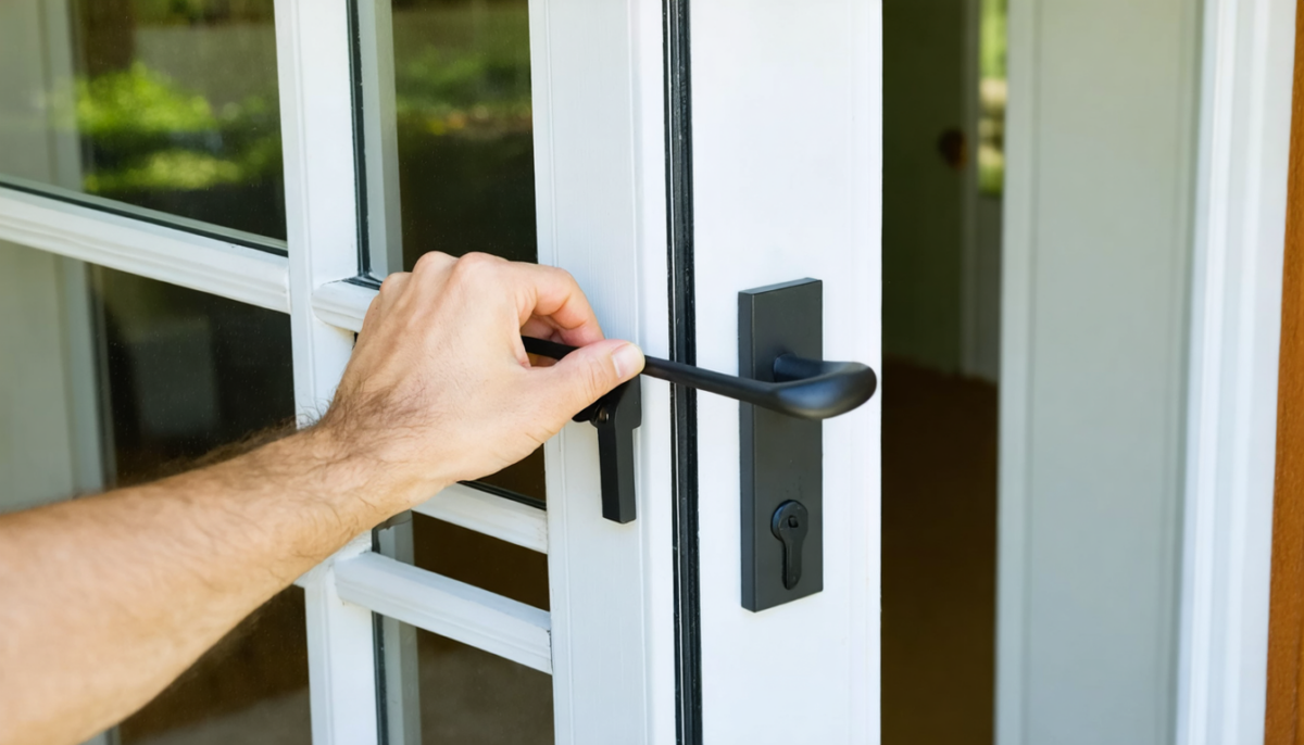découvrez notre guide pratique pour apprendre à verrouiller une porte-fenêtre depuis l'extérieur sans poignée, avec des astuces simples et efficaces pour sécuriser votre habitation.