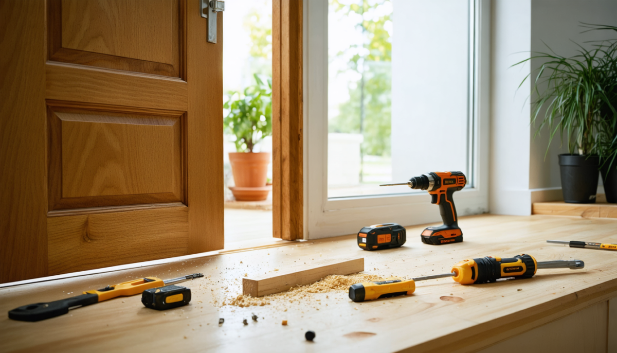 découvrez notre guide pratique pour redresser efficacement une porte en bois. suivez des étapes simples et des conseils d'experts pour restaurer la fonctionnalité et l'esthétique de votre porte.