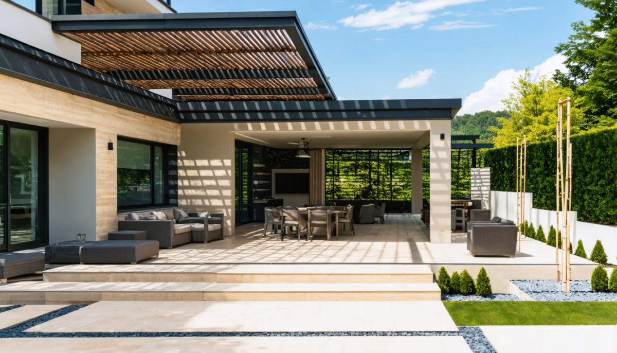 découvrez comment une pergola adossée peut agrandir votre espace extérieur et embellir votre maison, en alliant esthétique et fonctionnalité pour un confort optimal.