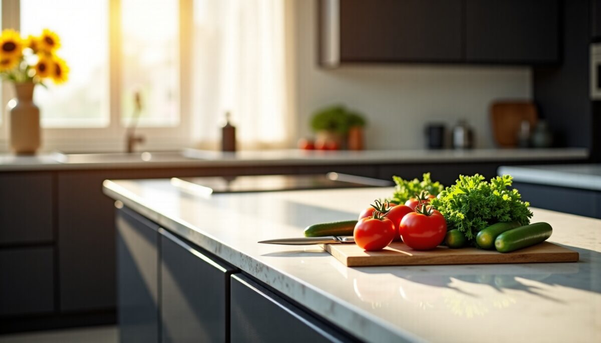 Conseils naturels pour préserver votre plan de travail de cuisine