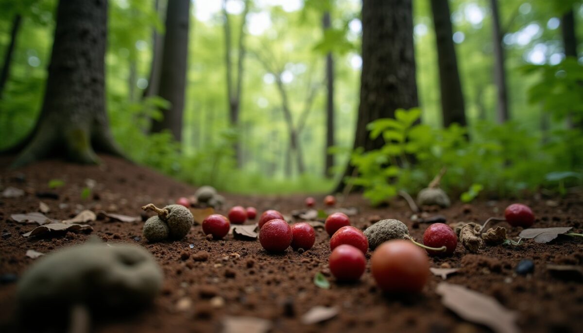 Identifier l'animal grâce à ses crottes contenant des noyaux de cerise