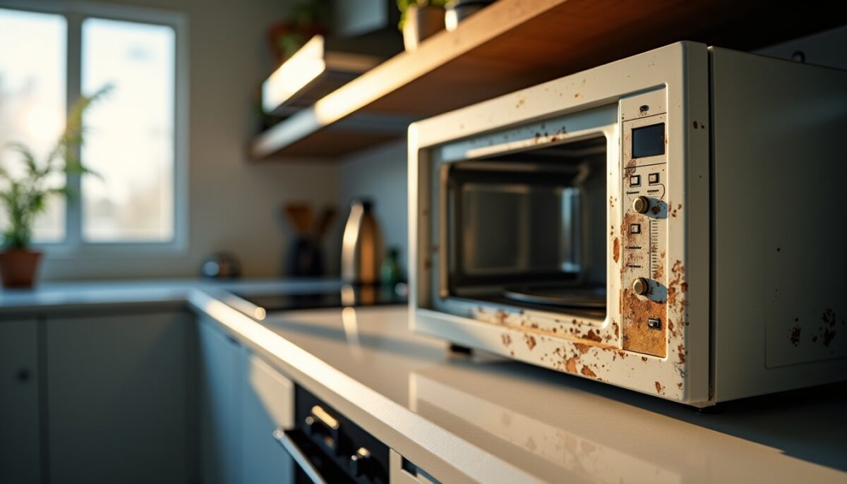 Revêtement intérieur de micro-ondes endommagé : comment agir en toute sécurité ?