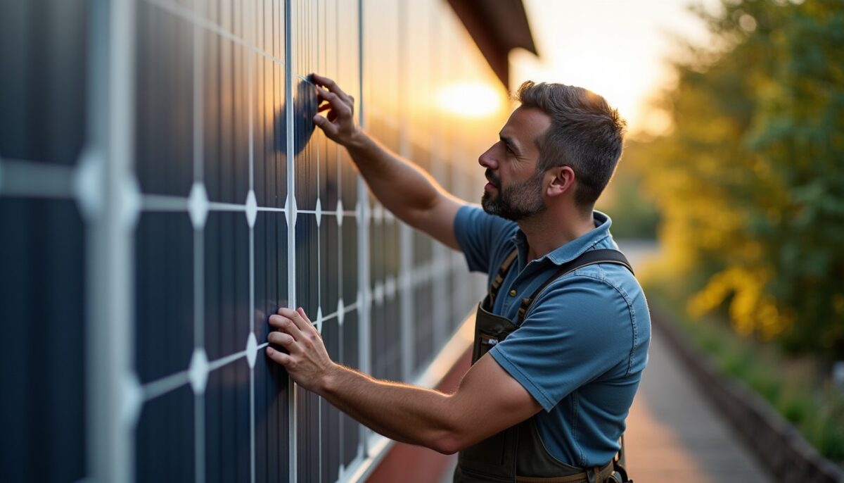 Installer des panneaux solaires sur un mur vertical : est-ce possible et efficace ?