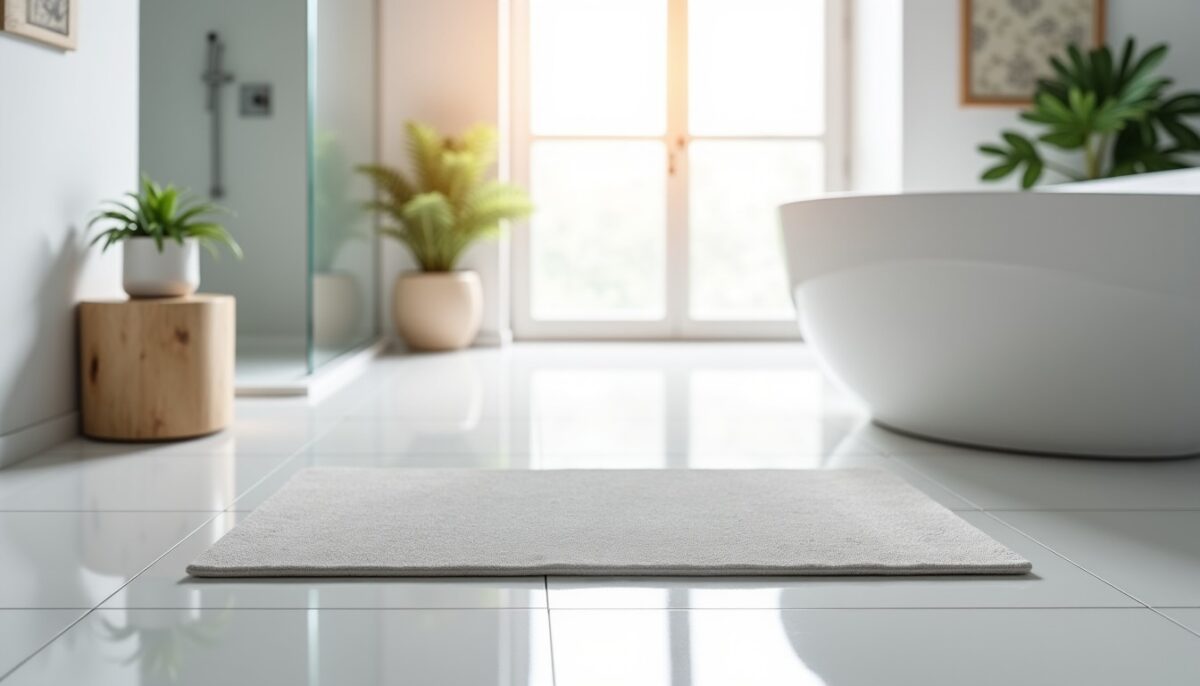 Comment le tapis de bain en diatomite transforme radicalement nos salles de bain