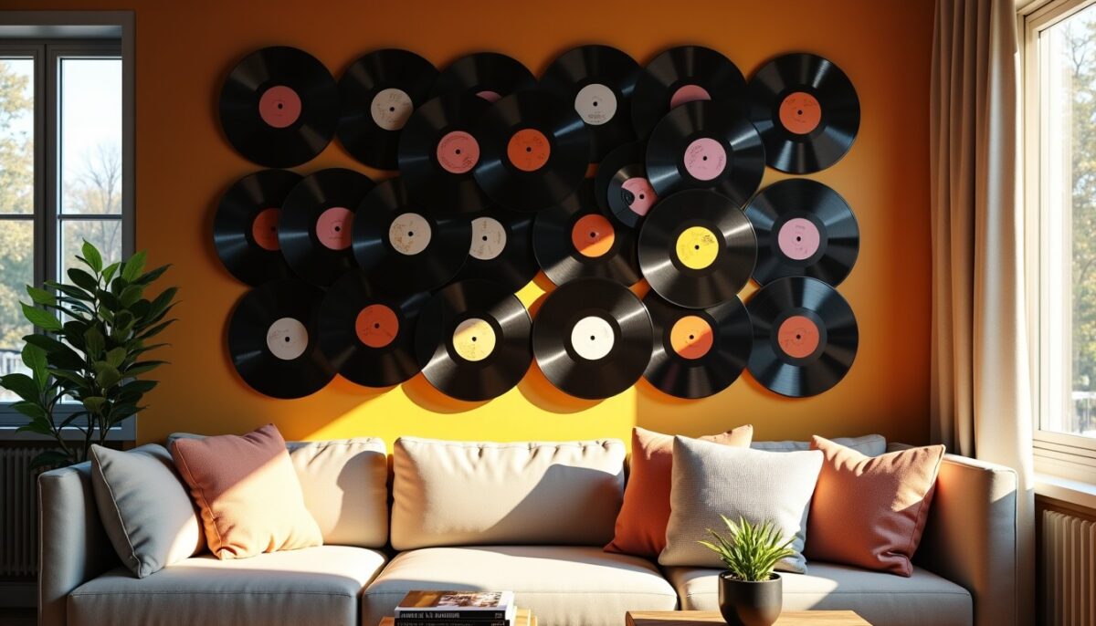Comment suspendre élégamment vos disques vinyles au mur : astuces et solutions pratiques