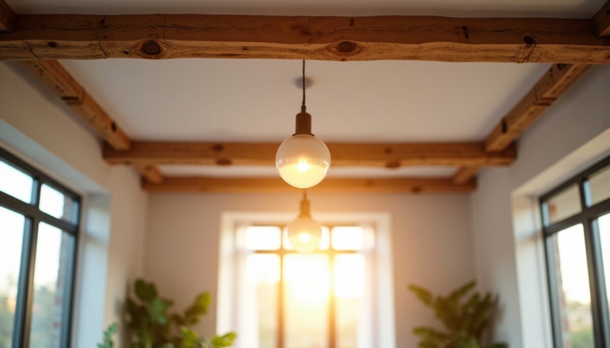 Les meilleures astuces pour habiller un plafond entre les poutres avec style