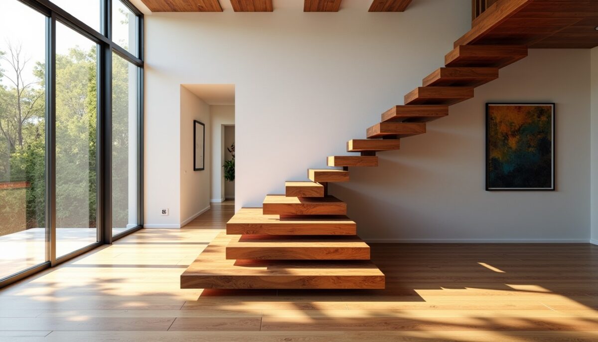 Escalier en parquet flottant : atout charme ou piège à éviter ?