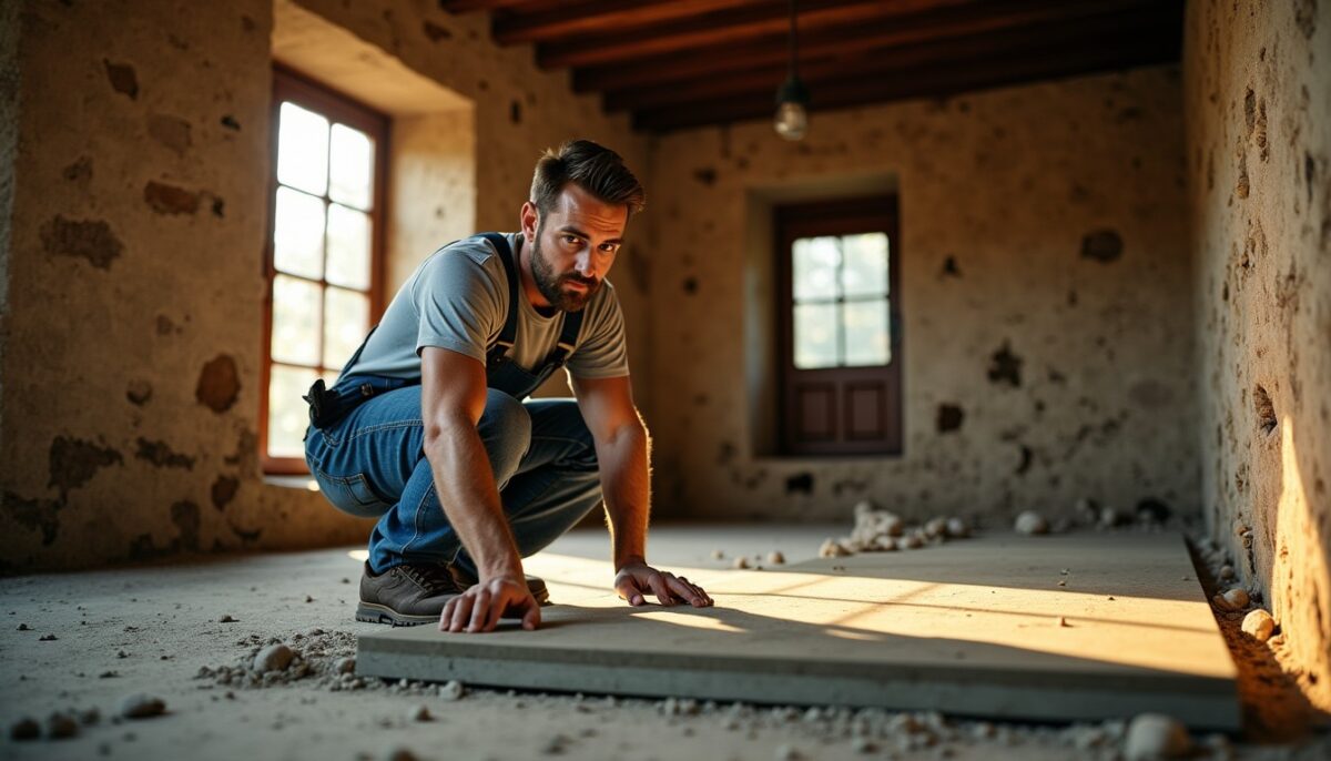 Installer une dalle sur terre battue dans une maison ancienne : les indispensables à connaître