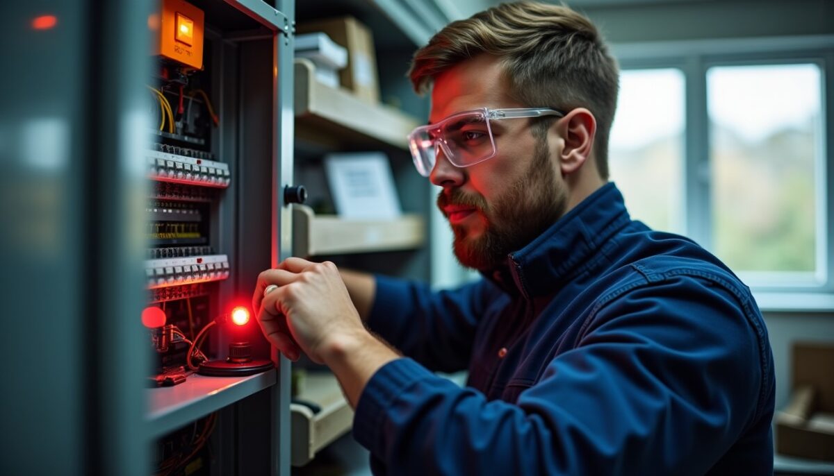 Comprendre pourquoi le voyant TC de votre tableau électrique demeure allumé en rouge fixe