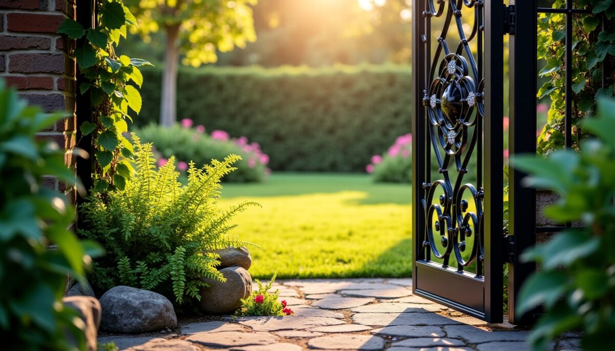 Astuces pratiques pour combler l'espace sous votre portail avec style
