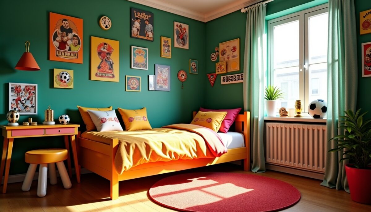 Idées originales pour aménager une chambre d'enfant passionné de football