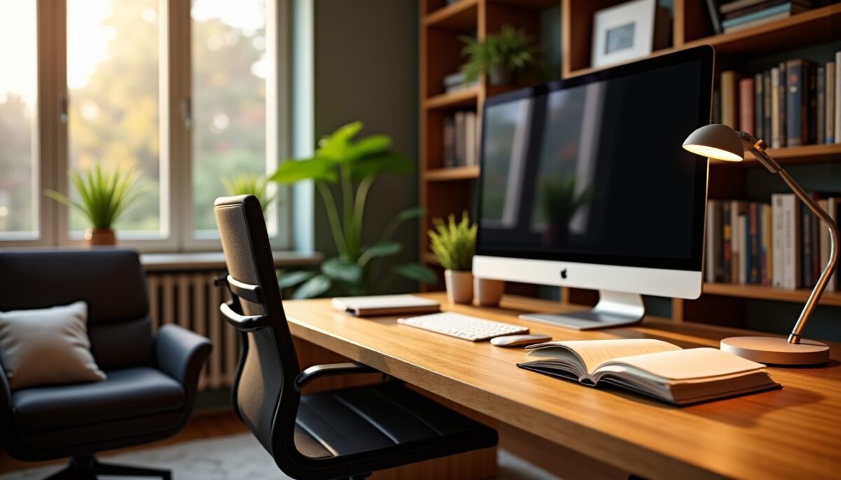 Optimiser son espace de travail à domicile : allier confort, design et productivité